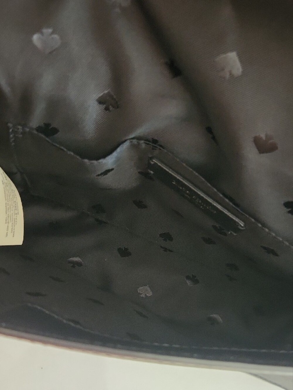 kate spade Saffiano Leather Crossbody with Gold Chain..like New! Plus Card Case! - Picture 7 of 7